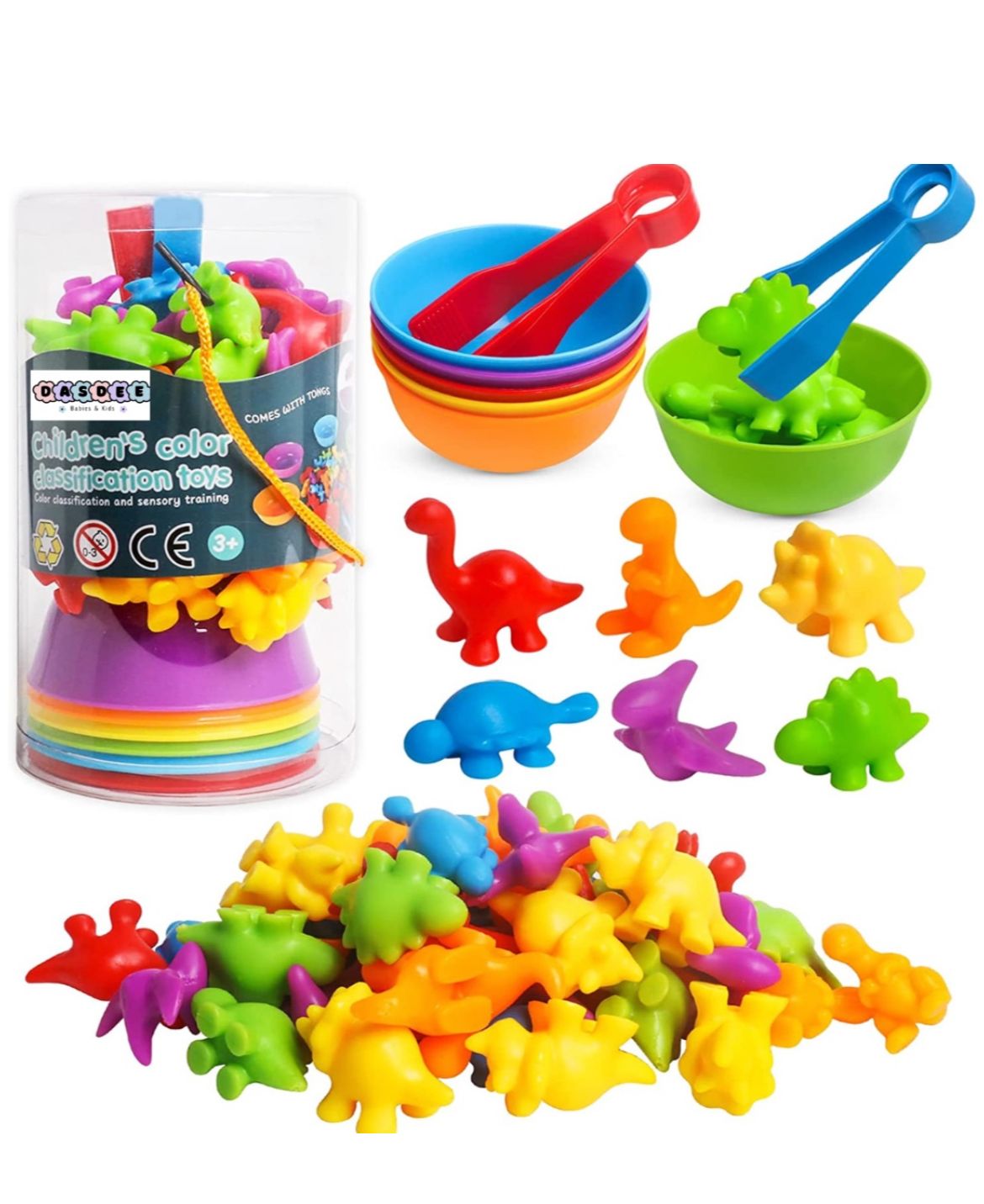 Dinosaurs - Colour, Counting, Matching & Sorting Kit