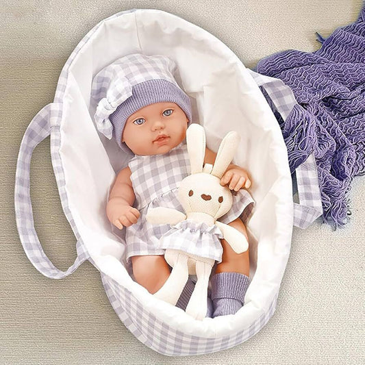 Baby Doll with Cradle (38cm)