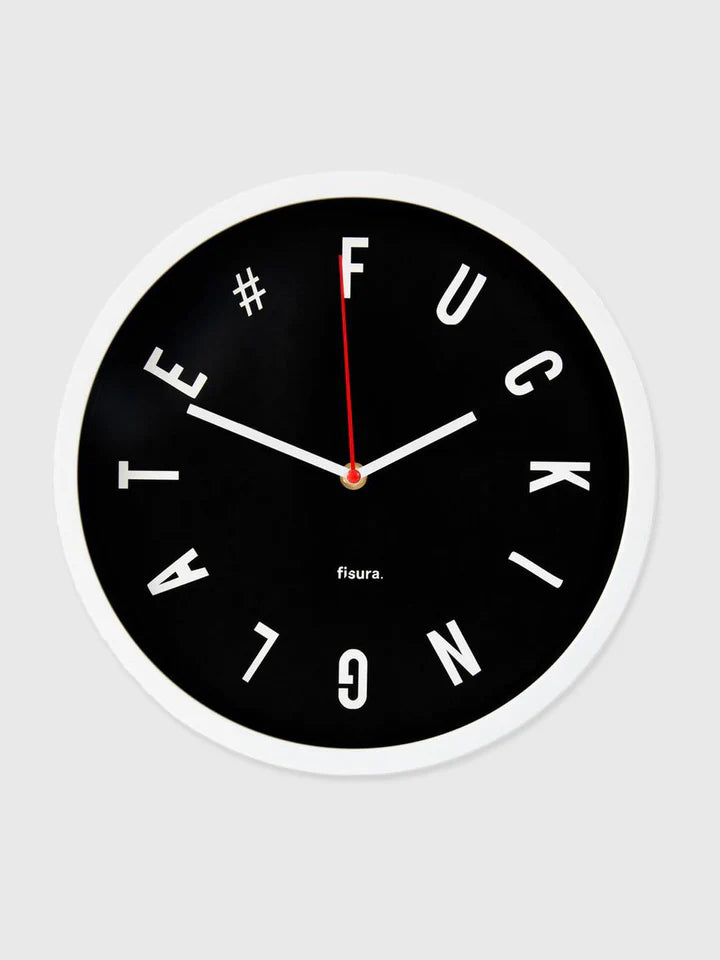 Fucking Late Wall Clock