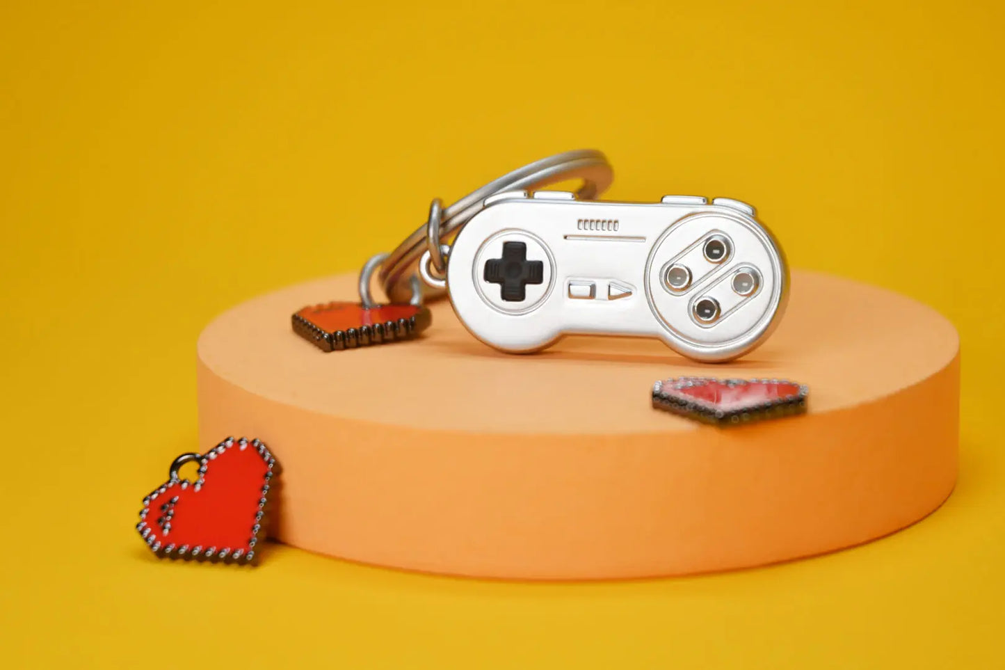 Stainless Steel Keyring - Game Controller