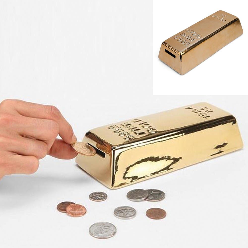 Gold Bar Money Bank