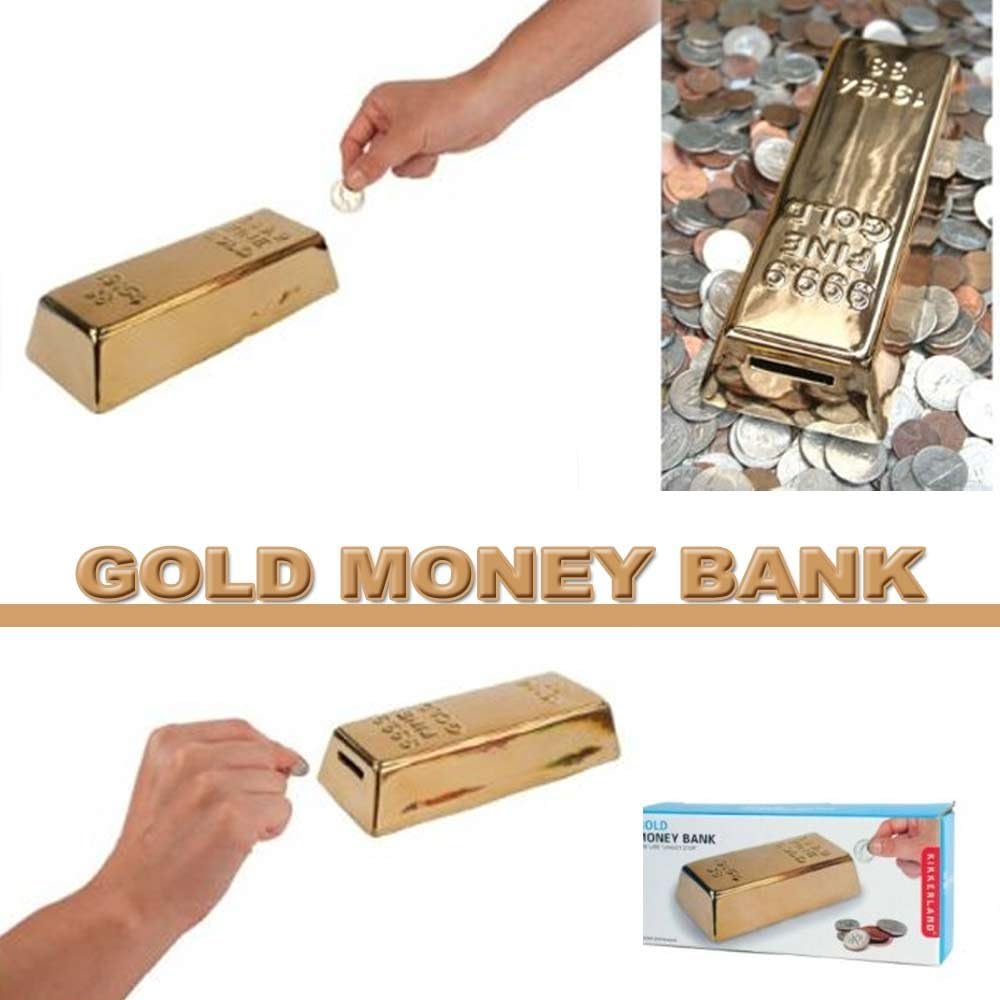 Gold Bar Money Bank