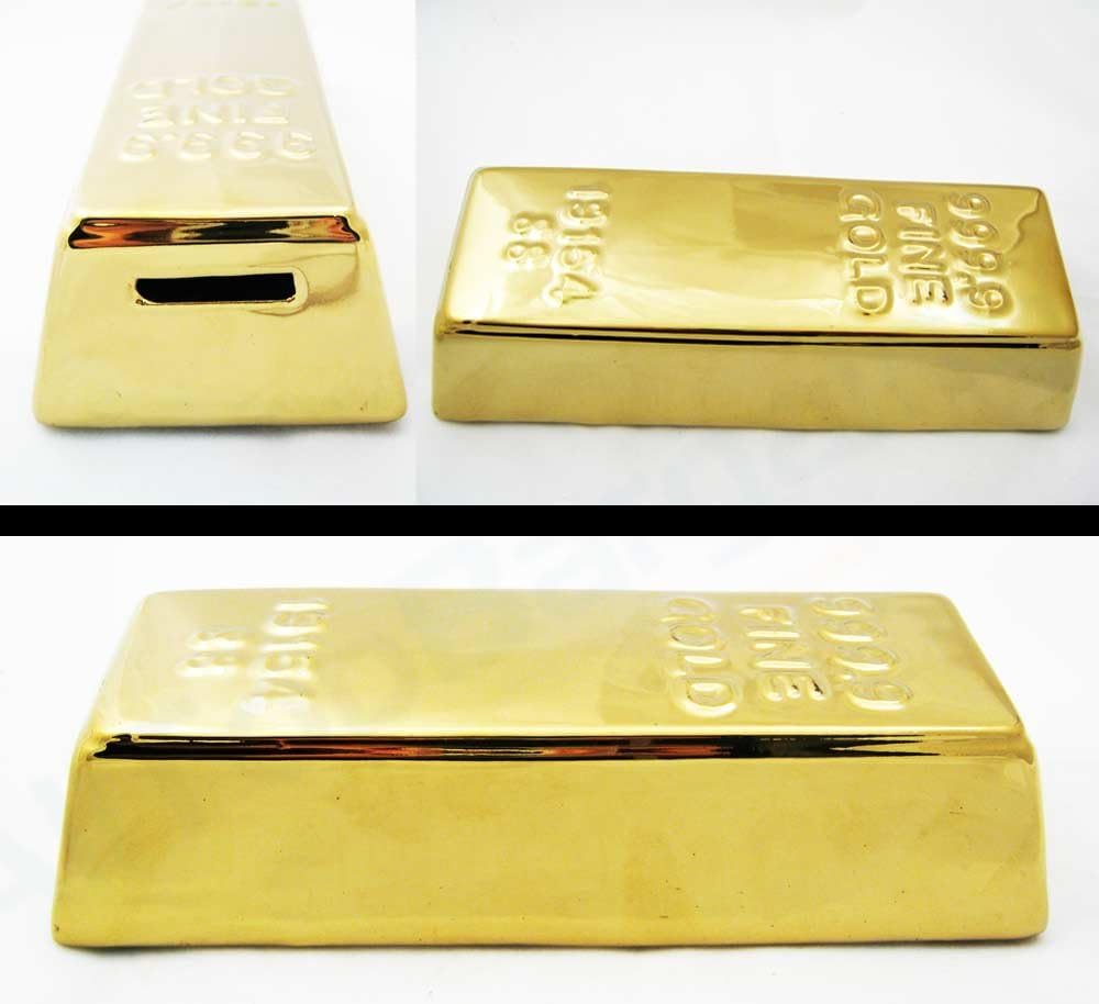 Gold Bar Money Bank