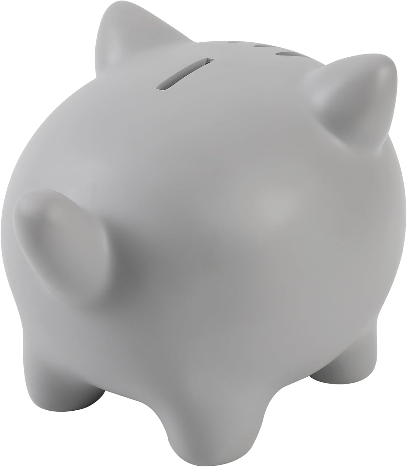 Grey Cat Piggy Bank