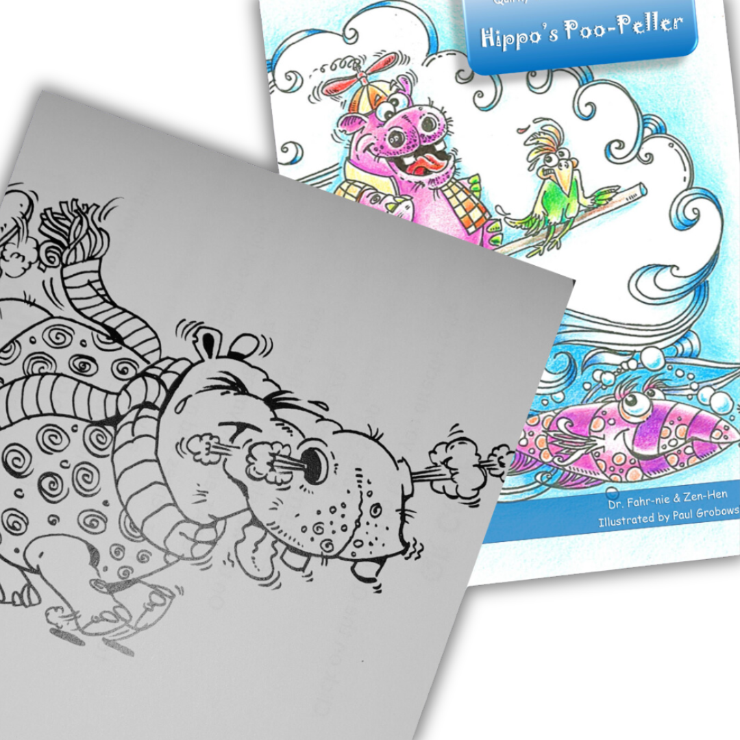 Quirky Critters Fun-Facts Tayl - Hippo Poo-Pellar