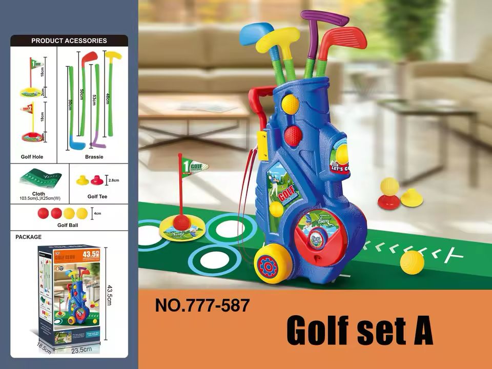 Kids' Golf Set With Putting Mat