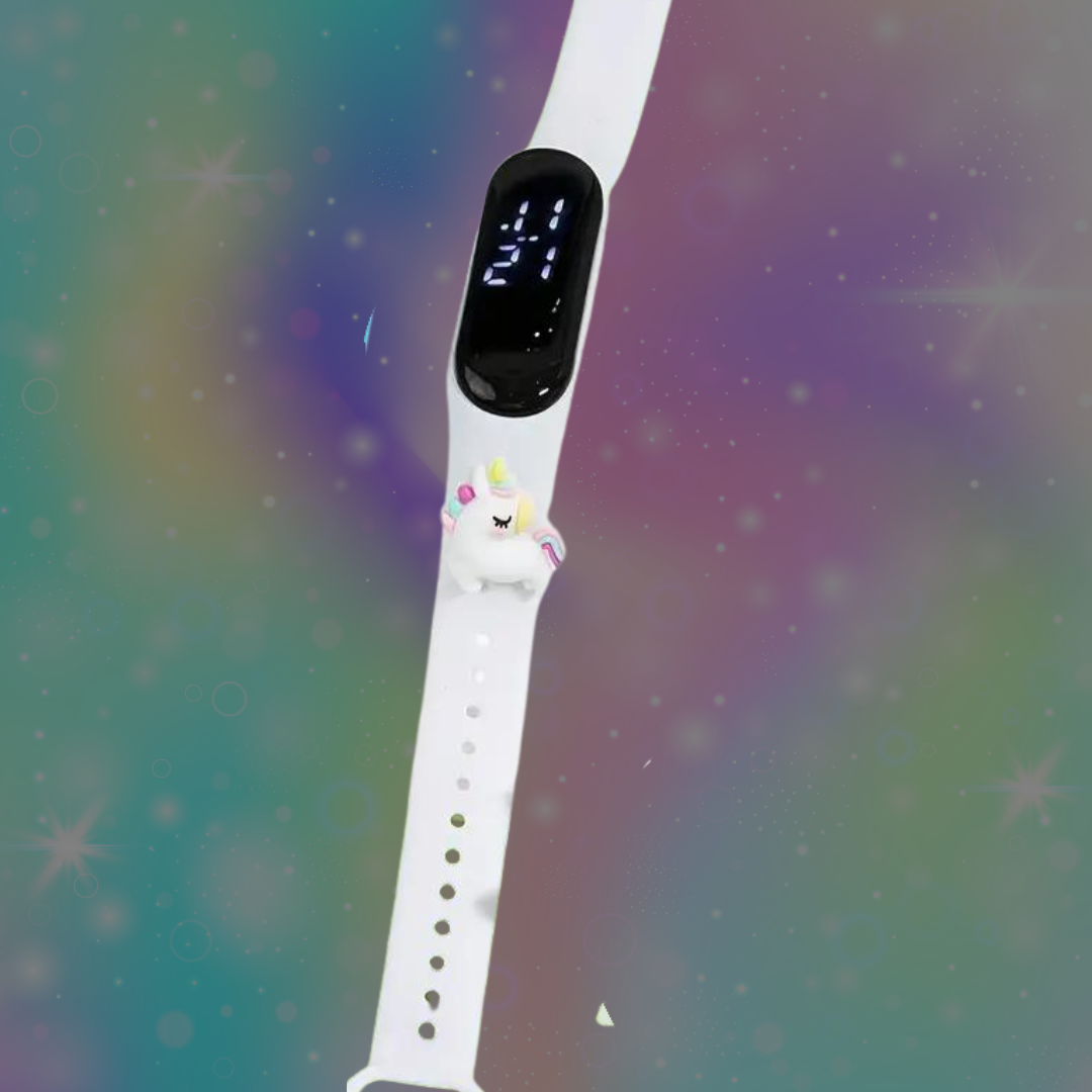 Kids' Digital LED Silicone Wrist Watch - Unicorn