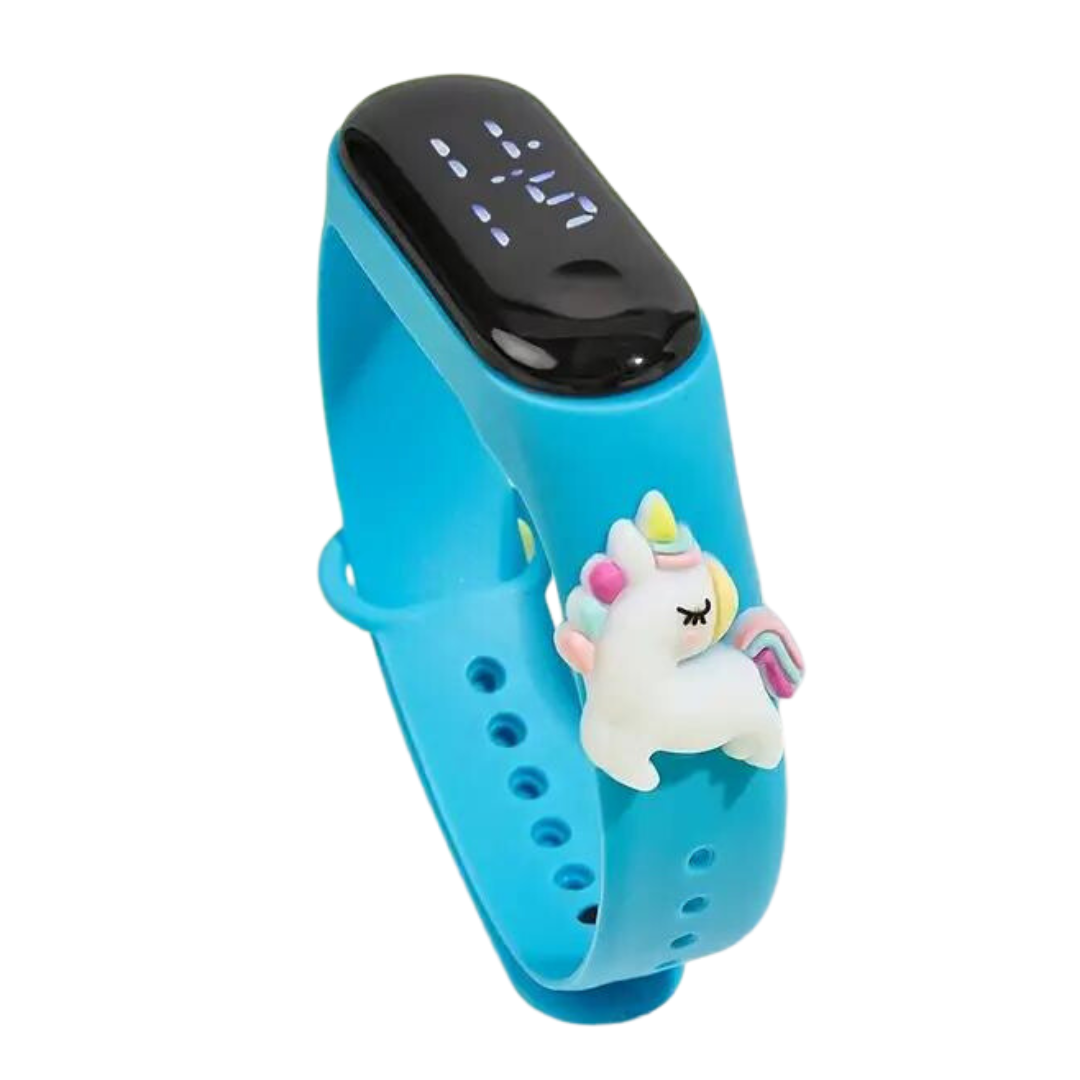 Kids' Digital LED Silicone Wrist Watch - Unicorn