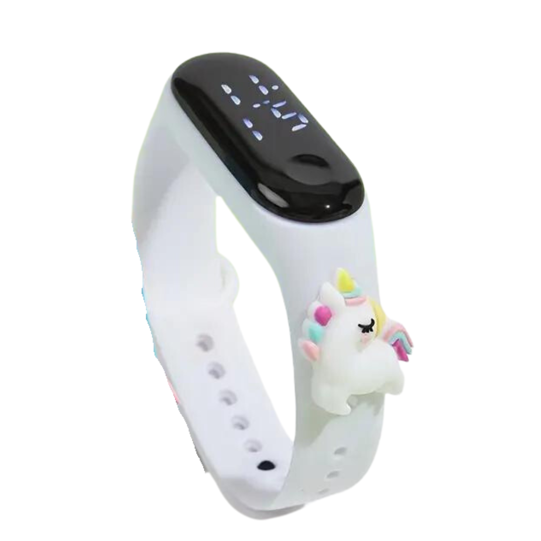 Kids' Digital LED Silicone Wrist Watch - Unicorn