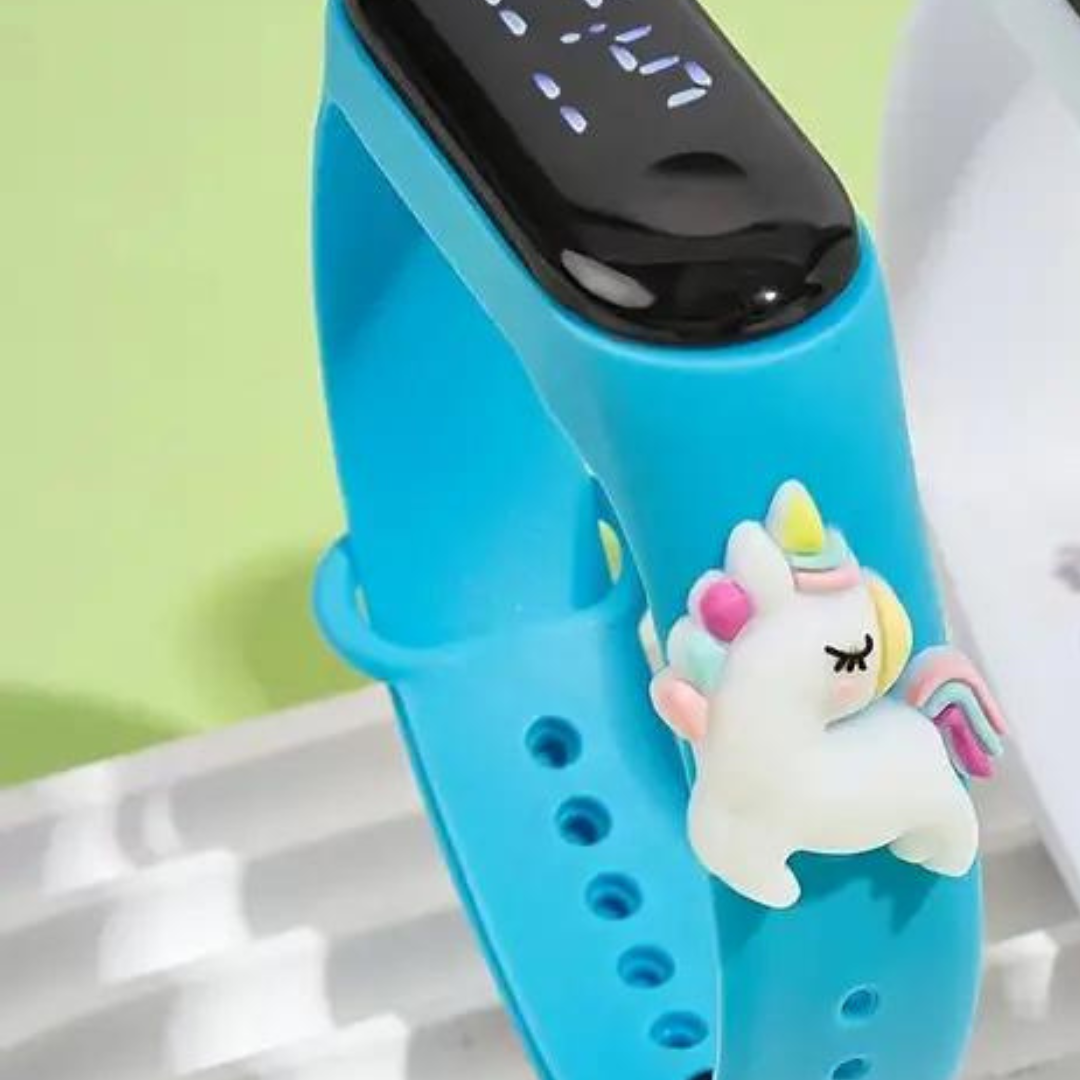 Kids' Digital LED Silicone Wrist Watch - Unicorn