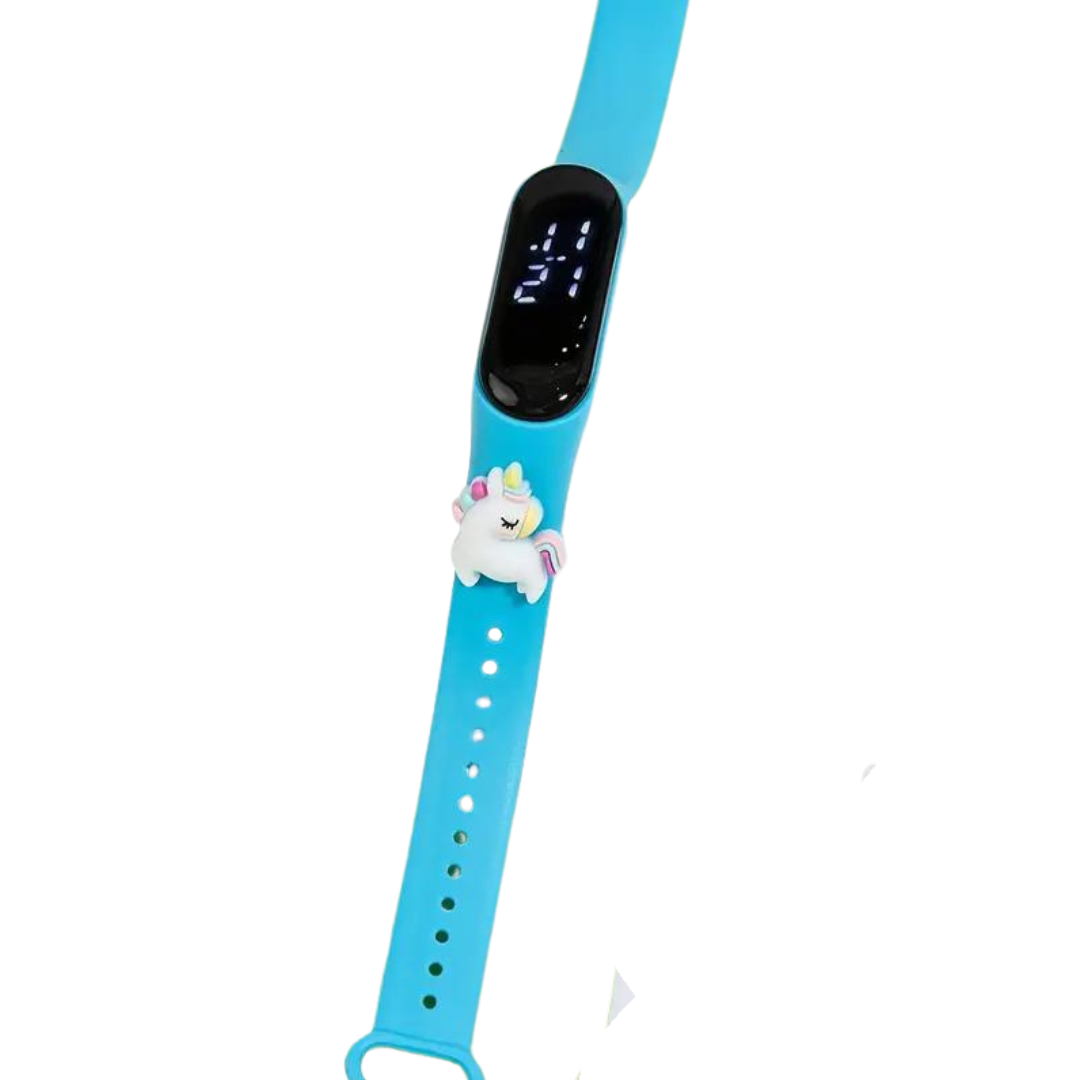 Kids' Digital LED Silicone Wrist Watch - Unicorn