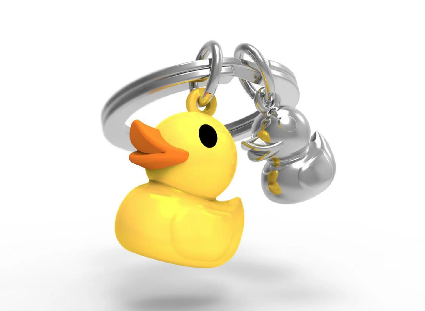 Stainless Steel Keyring - Duck