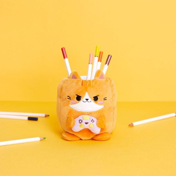 Fluffy Plush Stationery Holder