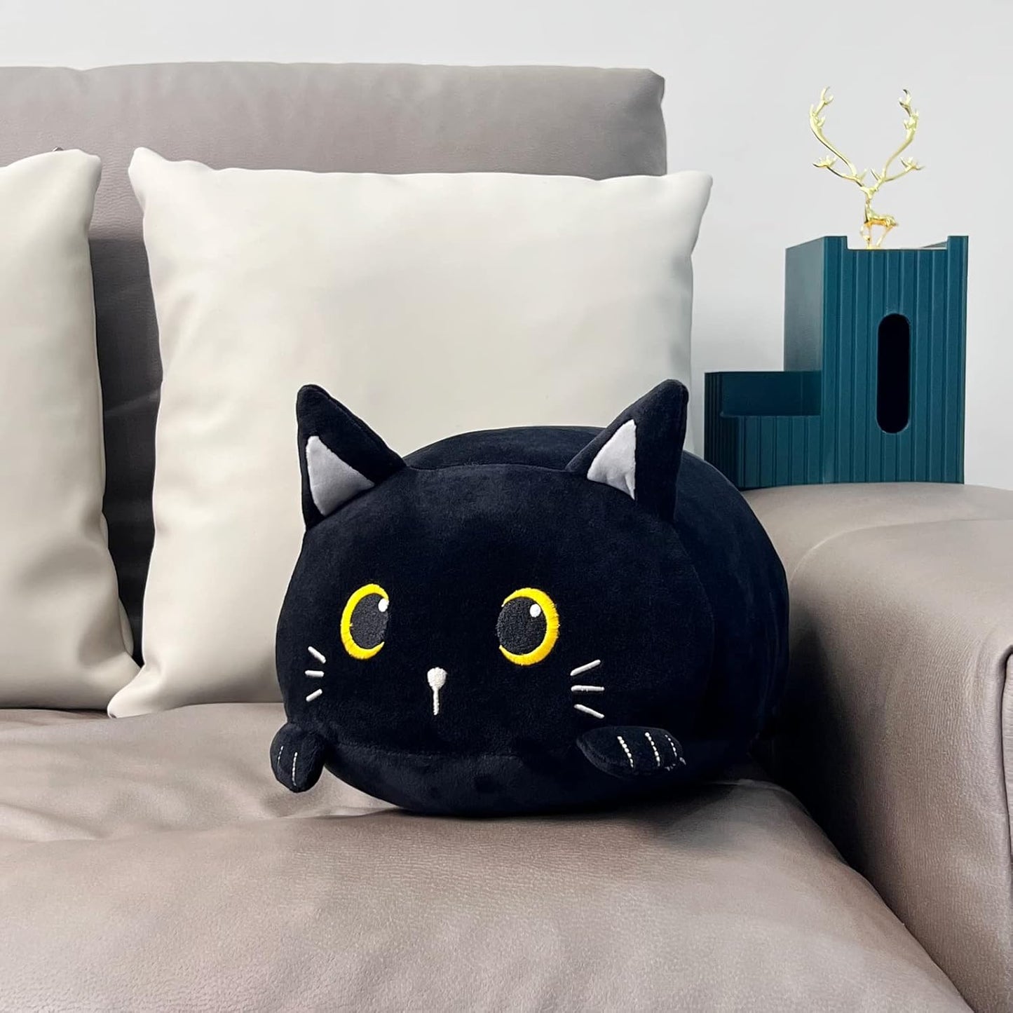 Black Cat Plush Pillow