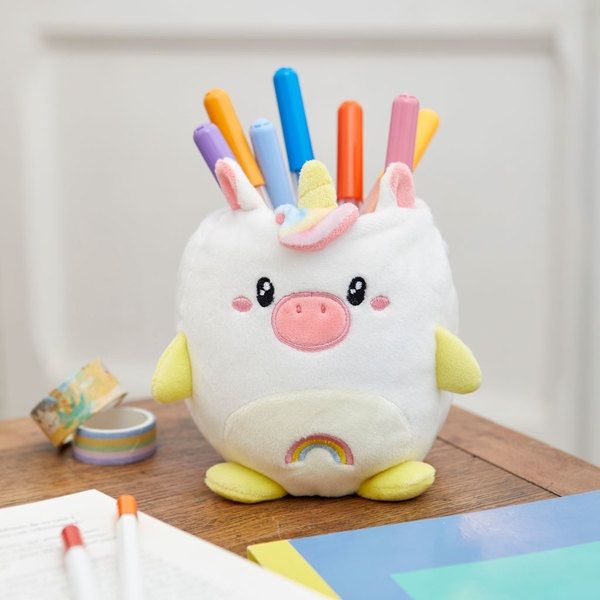 Fluffy Plush Stationery Holder