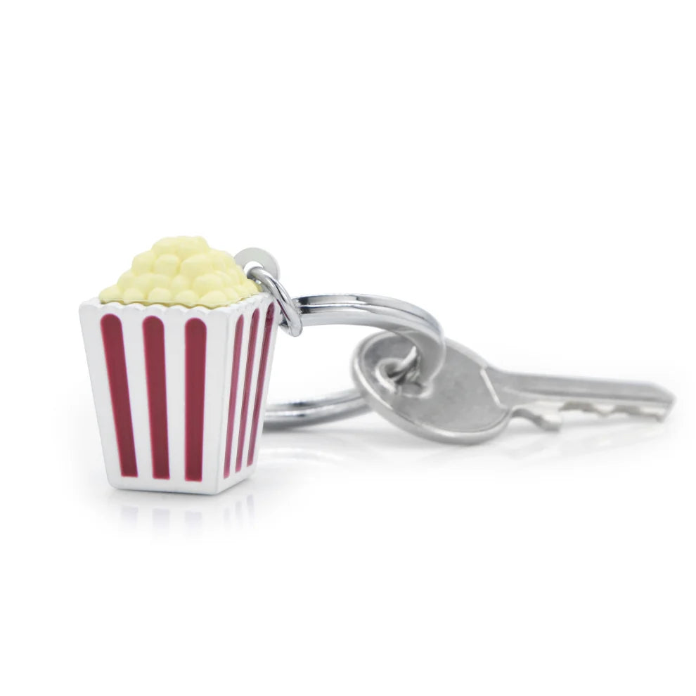 Stainless Steel Keyring - Popcorn