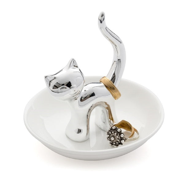 Ring & Jewellery Holder - Gatto (Silver)