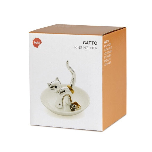 Ring & Jewellery Holder - Gatto (Silver)