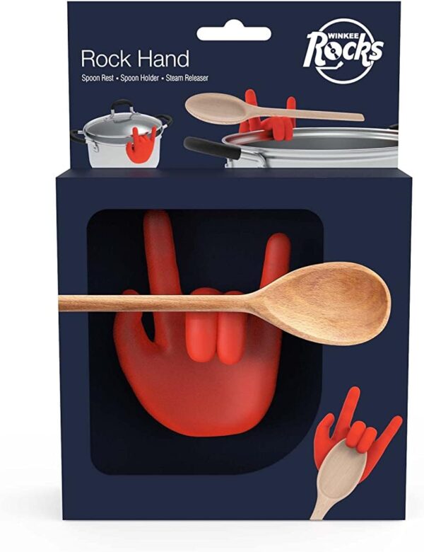 Rock Hand Spoon Rest & Pot Lid Holder