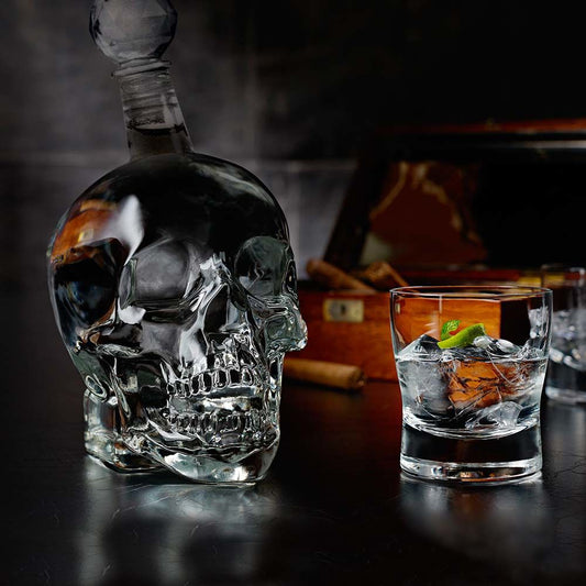 Glass Skull Decanter