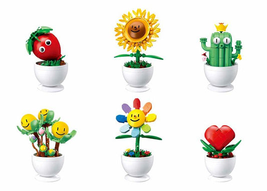 Pleyerid Potted Plants Building Blocks Set (Assorted)