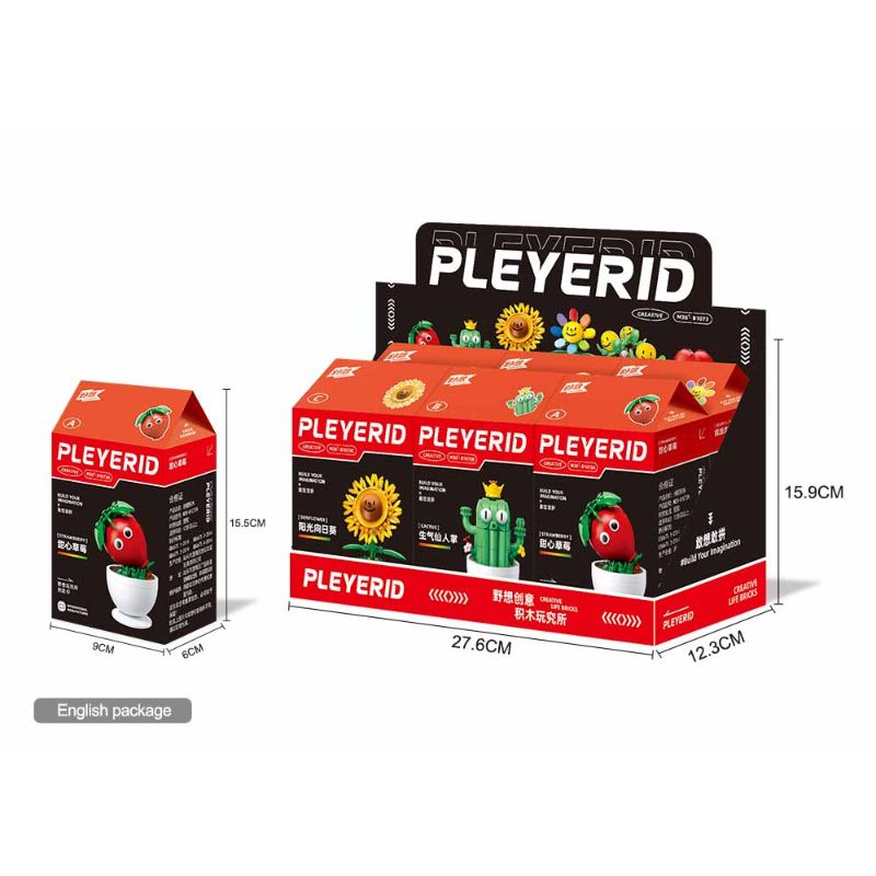 Pleyerid Potted Plants Building Blocks Set (Assorted)