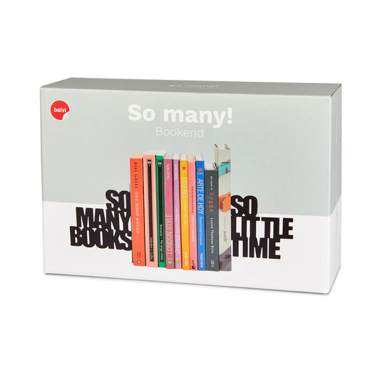 So Many Books So Little Time Metal Book End