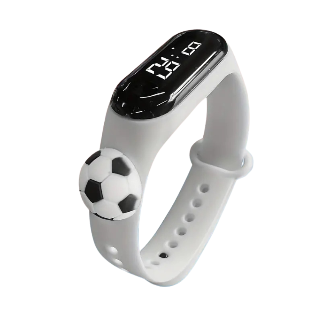 Kids' Digital LED Silicone Wrist Watch - Soccer Ball