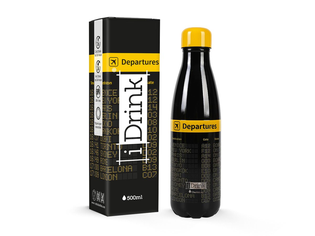 iDrink Thermal Bottle - Patterned (500ml)