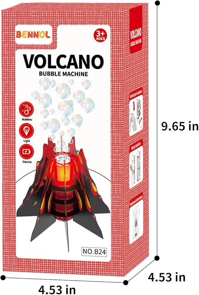 Volcano Bubble Machine