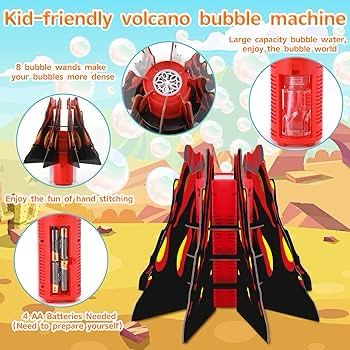 Volcano Bubble Machine