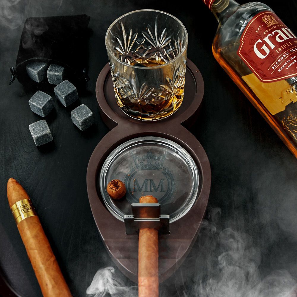 Cigar & Whiskey Tray