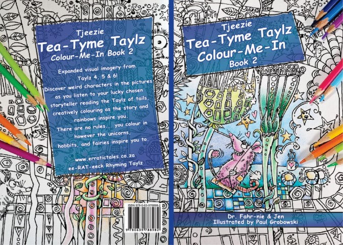 Tjeezie Tea-Tyme Taylz Colour-Me-In Book 2