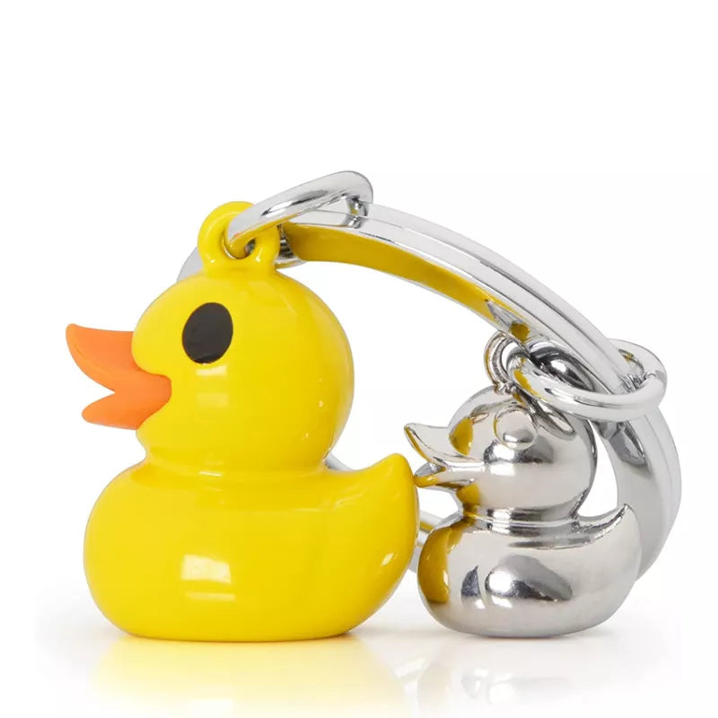 Stainless Steel Keyring - Duck