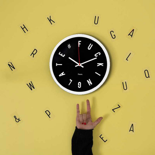 Fucking Late Wall Clock